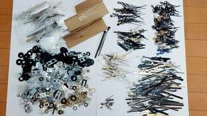 451　大量　掛時計針　金具 ゴムパッキン 部品　 まとめ売り　時計工具　時計修理　