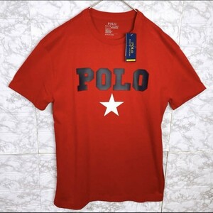 【新品タグ付き】ポロ ラルフローレン 半袖Tシャツ ブランドビッグロゴ POLO Ralphlauren ワンスター　星柄 スターラバーロゴ クルーネック