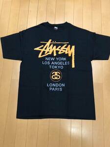 stussy world tour LOCAL COLOR Tシャツ 新品未使用品 タグ付き Lサイズ