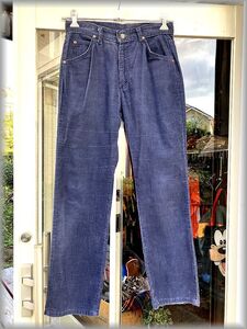 ★LEE　80s　USA製　コーデュロイ パンツ　200 2741　W30　アメリカ買付★検 ビンテージ 70s 90s 古着 201 202 ストレート