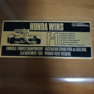 HONDA ホンダ F1 記念 ステッカー