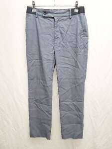 ◇ ⊂ green label relaxing 七分丈 クロップド スラックス サイズ36 ブルー系 レディース P