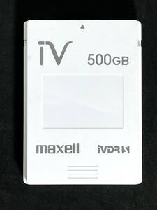 ★送料無料★動作品　iVDR-S カセットハードディスク　500GB　ホワイト　マクセル/maxell　アイヴィ　M-VDRS　Wooo対応　⑦