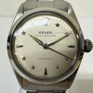 G837-SB2-1552◎ ROLEX ロレックス OYSTER SPEEDKING PRECISION スピードキング プレシジョン ref.6430 9番 腕時計 手巻き 稼働