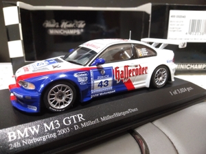 1/43 PMA minichamps ミニチャンプス　BMW M3 GTR ADAC ニュルブルクリンク24h 2003