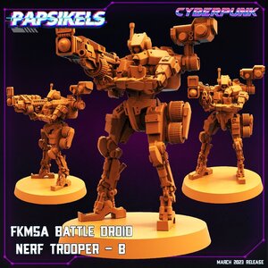 FKMSA BATTLE DROID NERF TROOPER B