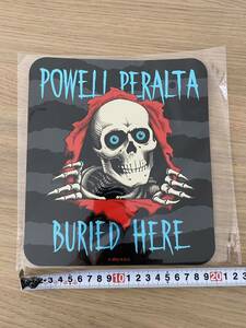 POWELL PARALTA BURIED HERE sticker BIG