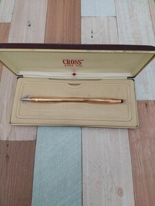 CROSS クロス ボールペン 筆記用具 ケース ゴールド 文房具