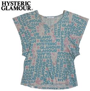 ヒステリックグラマー 総柄 Tシャツ FREE カットソー HYSTERIC GLAMOUR レディース