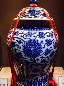 中国美術 高さ62cm, 康熙時代、私はヨーロッパから購入しました。瓶 、本物保証