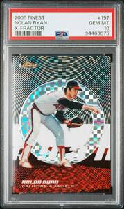 【PSA 10 GEM MINT】2005 Topps FINEST [NOLAN RYAN] X-FRACTOR Card 203/250 #