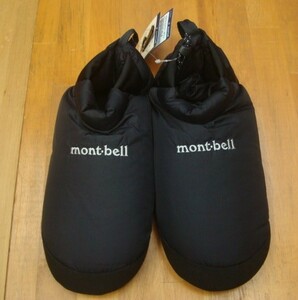 新品mont-bell(モンベル) ダウン キャンプシューズ ブラック(BK) M(24～26cm)