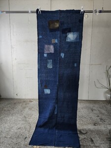 古布 襤褸 ボロ 木綿 パッチワーク 古裂 リメイク 絣 藍染 BORO Japanvintage indigo 