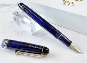 【非売品】新品 万年筆 パイロット PILOT 100周年記念 100th 店舗配布品 カスタム ペン先14k Mニブ 希少 レア品 付属品完備