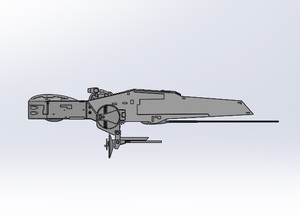 1/200 スパルタニアン 3Dプリント 未組立 同盟軍 FREE PLANET ALLIANCE SPARTANIAN 宇宙船 宇宙戦闘機 Spacecraft Space Ship Fighter