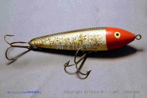 VINTAGE WOODEN LURE HEDDON ZARAGOSSA （7554-26　）USA MADE #OLDLURE #ARTLURE_VINTAGE ＃ヴィンテージルアー