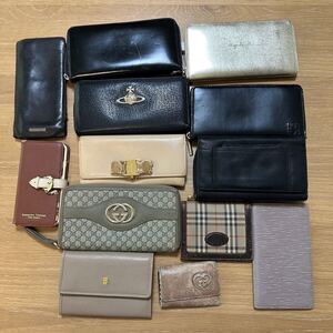 送料無料！！Louis Vuitton GUCCI BURBERRY Barry Salvatore Ferragamo agns b. ブランド財布 長財布 キーケース 小物13点セット 大量