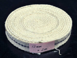 【義】　稀少品　ランプ芯　12mm×2m　即決1,000円　定形外郵便(追跡・補償なし)送料無料　ランプ　ランタン　キャンプ　アウトドア