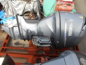 26-772 YAMAHA yamaha ヤマハ 4ストローク　F115馬力船外機 68V インジェクション X足 ペラ付き 実働品 2013年製 中古品