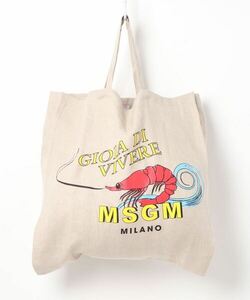 「MSGM」 バッグ ONE SIZE ナチュラル メンズ