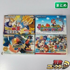 gA587a [動作品] GBA ソフト ドラゴンボールZ 舞空闘劇 スーパーマリオアドバンス ロックマン エグゼ3 他計4点 | ゲーム Z