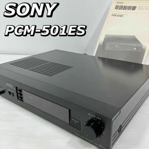 動作保証付き SONY ソニー PCM-501ES デジタルオーディオプロセッサー 取扱説明書付き 美品 希少 動作品