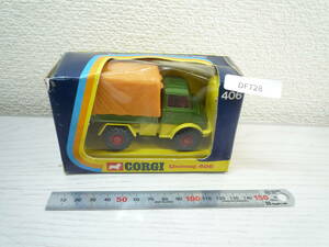 DF728　CORGI 406 MERCEDES BENZ UNIMOG 406 WITH CANOPY 