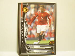 ■ WCCF 2004-2005 黒 クリスティアーノ・ロナウド　Cristiano Ronaldo　No.7 Manchester United 04-05 panini　G