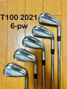 最終セール！Titleist タイトリスト T100 アイアン 2021 6番-pw 5本セット モーダス105