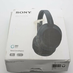 3738▲ SONY ワイヤレスノイズキャンセリングヘッドホン WH-CH720N Bluetooth対応 軽量設計 外音取り込み ブラック【0520】