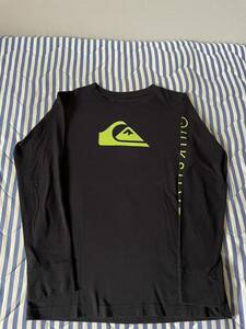 新品 クイックシルバー ロンT 長袖 Tシャツ ブラック Quiksilver 黒 カットソー