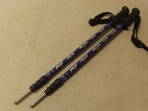 1240325s【KOMPERDELL トレッキング ポール】コンパーデル/オーストリア製/伸縮ポール/杖/ステッキ/EDELWEISS/中古品