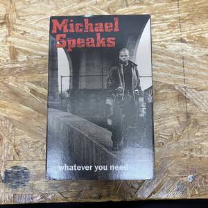 ネ HIPHOP,R&B MICHAEL SPEAKS - WHATEVER YOU NEED シングル TAPE 中古品