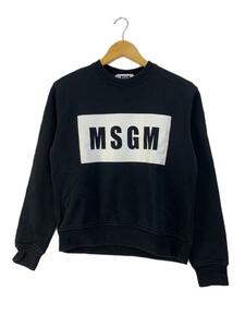 MSGM◆スウェット/XS/コットン/BLK/2441MDM96