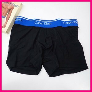 ◆未使用 Calvin Klein/カルバンクライン ボクサーパンツ メンズM/ブラック/外箱・タグ付き/下着/インナーウェア&0000004868