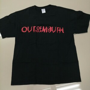 D04 バンドTシャツ　アウトオブユアマウス　OUT OF YOUR MOUTH ロゴT　カナダ