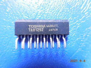 東芝　TA8129Z FM IF SYSTEM(DEFERENTIAL PEAK DETECTION) 5個1組 #105