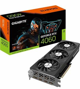 【新品】GIGABYTE NVIDIA GeForce RTX4060搭載 グラフィックボード GDDR6 8GB【国内正規代理店】 GV-N4060GAMING OC-8GD