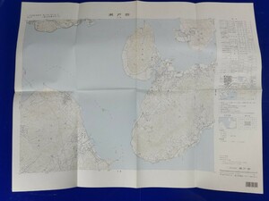 25000分の1地形図【瀬戸田】国土地理院発行・昭和61年修正測量・昭和61年発行　〈多々羅大橋開通前・生口島・大三島・耕三寺・瀬戸田町〉