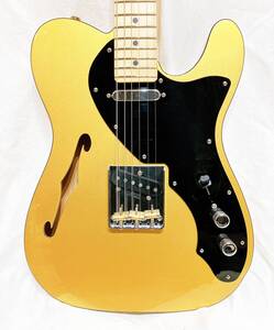 ★レア！Fender Made in Japan Hybrid II Telecaster Thinline Limited Run Gold Top 美品 J-2401