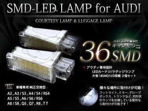 AUDI A5/S5 LED カーテシ/フットランプ/ラゲッジ ホワイト