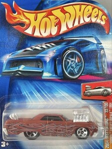 新品未開封 保管品 旧ロゴ Mattel Hot Wheels ホットウィール ミニカー TOONED CHEVYIMPALA 1964 33/100 トゥーンド シェビー シボレー/295