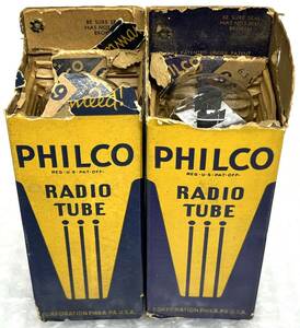 PHILCO 6A6 2本 動作未確認