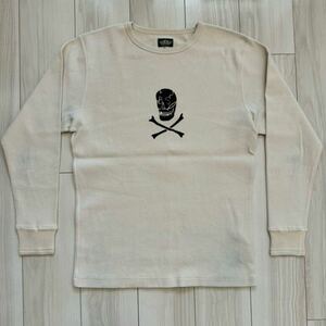 BLACKSIGN ブラックサイン Ritual Skull Crew Neck Amish Under Wear長袖 size42