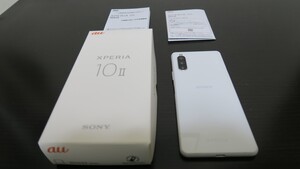 SONY ソニー　 Xperia10Ⅱ SOV43 ホワイト　ジャンク