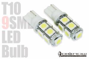 LED T10 9SMD N-WAGON ナンバー灯（送料無料）LEDバルブ