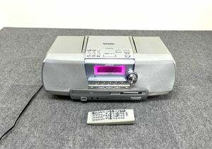 動作品 Victor ビクター CD MD メモリーポータブルシステム CDラジオ RD-M2-S 512MB リモコン付き ①