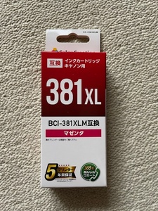 ★新品未使用★キャノン互換 インクカートリッジ／381XL マゼンタ PIXUSシリーズ