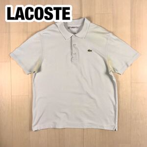 LACOSTE ラコステ 半袖 ポロシャツ 5 ライトブルー ビッグサイズ ワニ