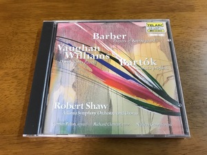 f6/未開封 CD ロバートショウ アトランタ交響楽団 バーバー バルトーク ヴォーンウィリアムズ 輸入盤 robert shaw atlanta symphony